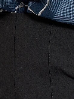 Calças skinny com cintura subida - Kiabi