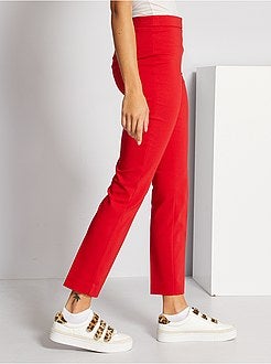 Calças skinny com cintura subida - Kiabi