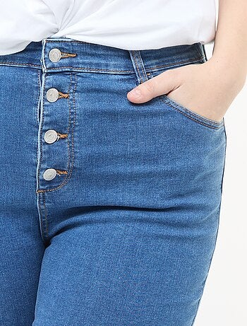 Calças skinny de cintura muito subida - L30