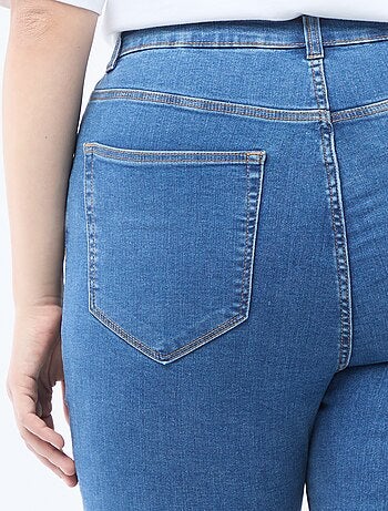 Calças skinny de cintura muito subida - L30