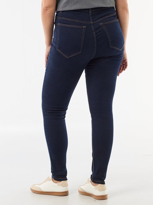 Calças skinny de cintura muito subida - L30 - Kiabi