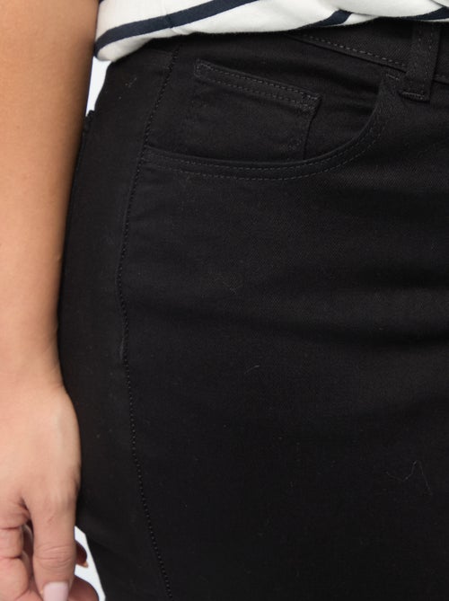 Calças skinny de cintura muito subida - L30 - Kiabi