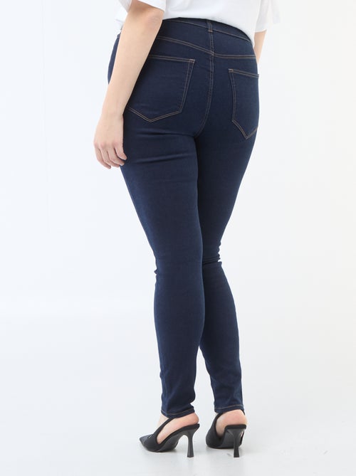 Calças skinny de cintura muito subida - L32 - Kiabi