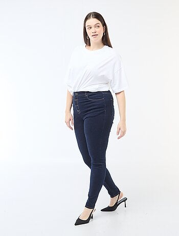 Calças skinny de cintura muito subida - L34