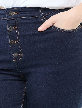 Calças skinny de cintura muito subida - L34