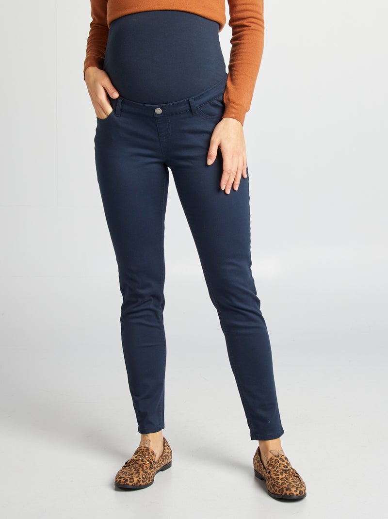 Calças skinny de grávida AZUL - Kiabi