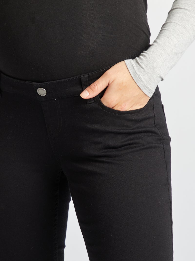 Calças skinny de grávida Preto - Kiabi