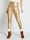     Calças skinny douradas vista 2
