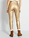     Calças skinny douradas vista 3
