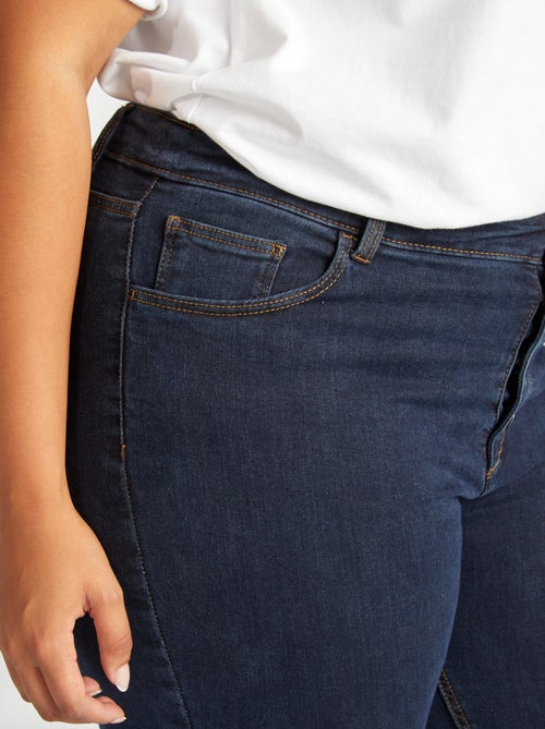 Calças skinny elásticas - 5 bolsos  - L30 - Kiabi