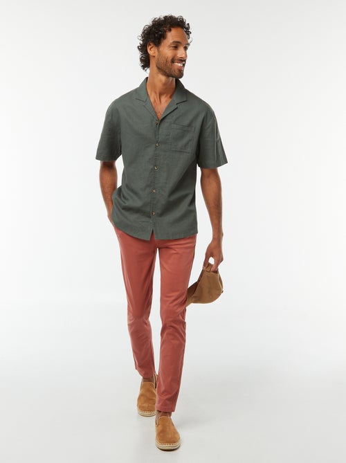 Calças skinny elásticas - L32 - Kiabi