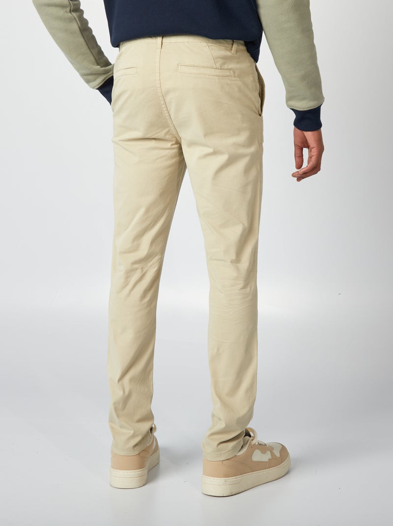 Calças skinny elásticas - L32 VERDE - Kiabi