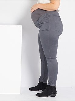 Calças skinny elásticas pré-mamã - Kiabi