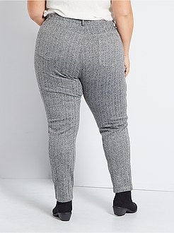 Calças skinny em malha milano - Kiabi