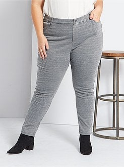 Calças skinny em malha milano - Kiabi