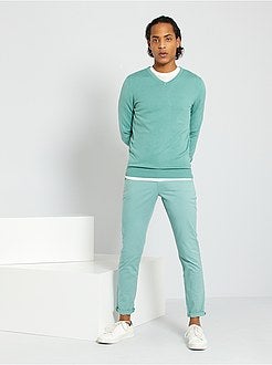 Calças skinny L30 de conceção ecológica - Kiabi