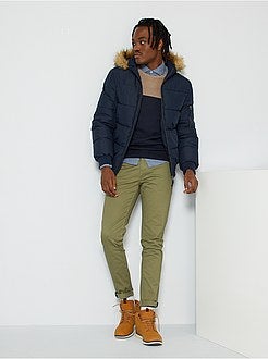 Calças skinny L30 de conceção ecológica - Kiabi