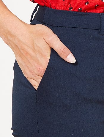 Calças skinny lisas - Kiabi