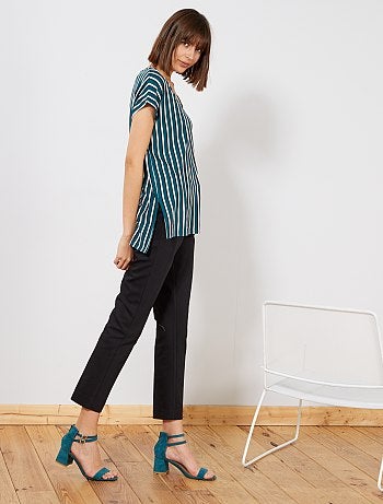 Calças skinny lisas - Kiabi