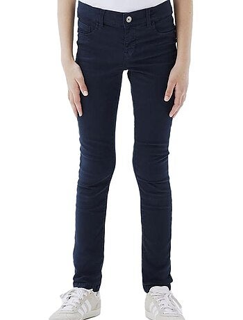 Calças Skinny Name It Polly para Menina Azul Escuro