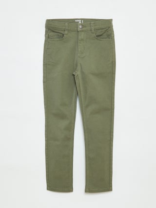 Calças Skinny/corte muito justo com 5 bolsos
