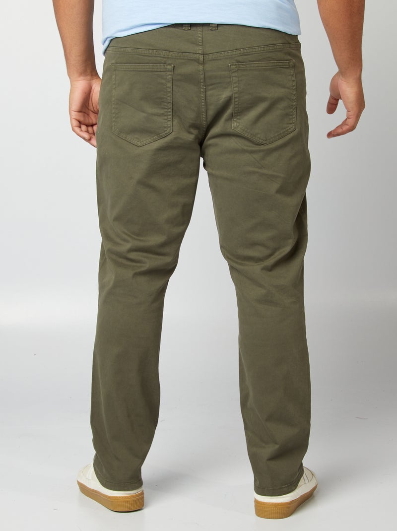 Calças slim - L32 CAQUI - Kiabi