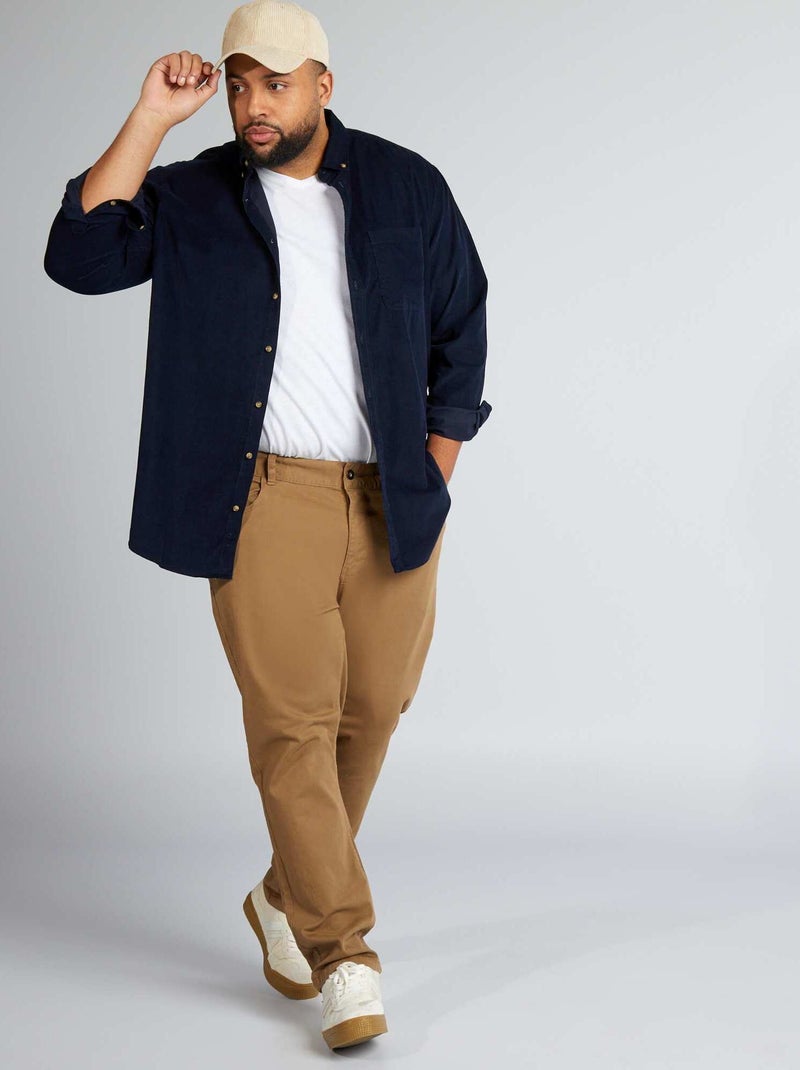 Calças slim - L32 Marrom - Kiabi