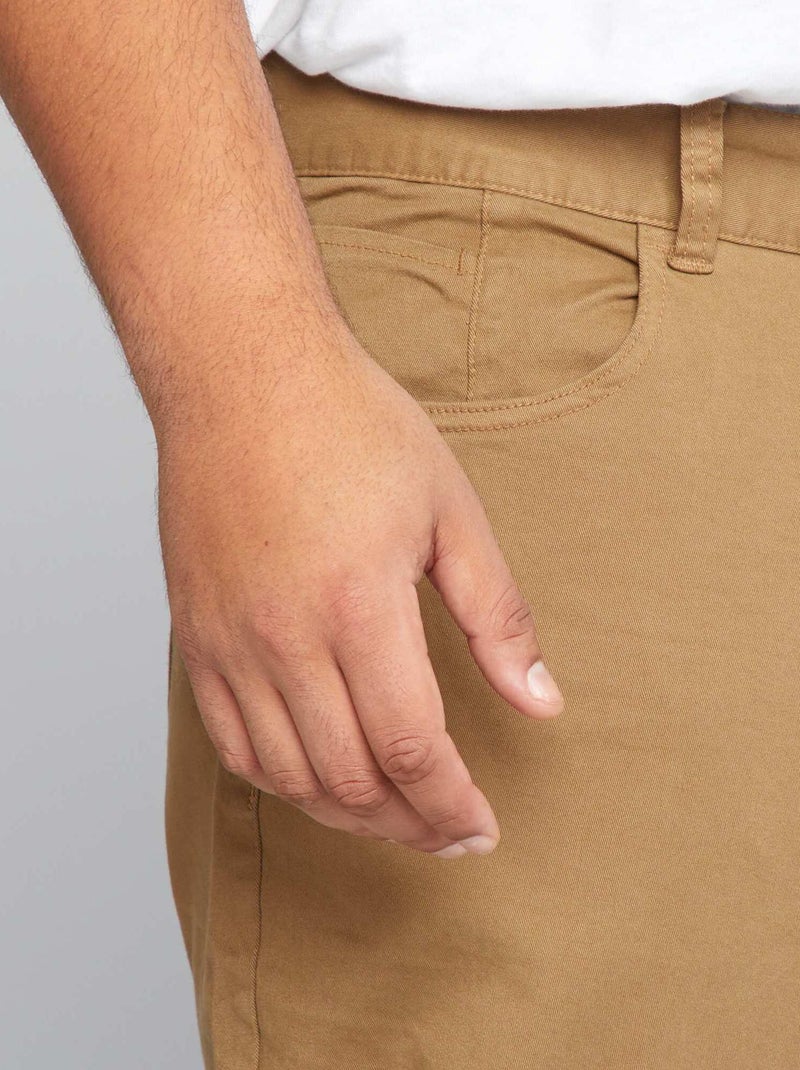 Calças slim - L32 Marrom - Kiabi