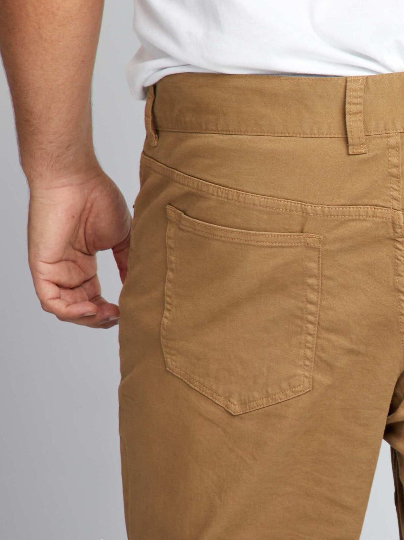 Calças slim - L32 Marrom - Kiabi