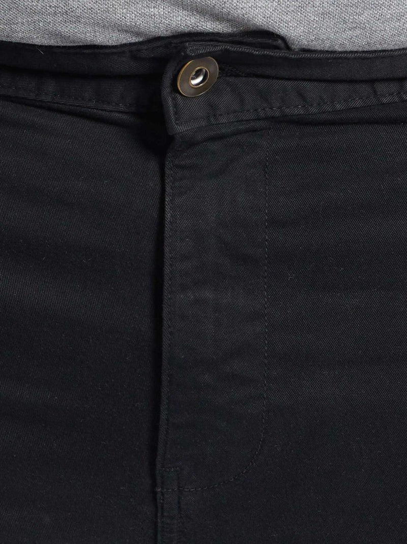 Calças slim - L32 Preto - Kiabi