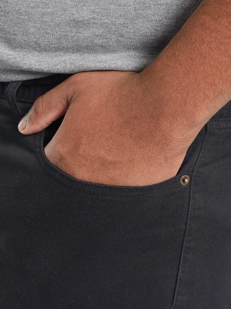 Calças slim - L32 Preto - Kiabi