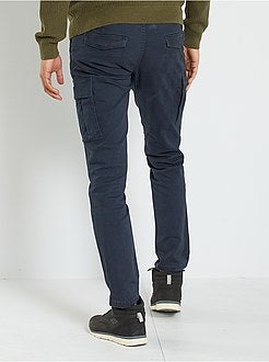 Calças slim battle - Kiabi