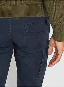 Calças slim battle - Kiabi