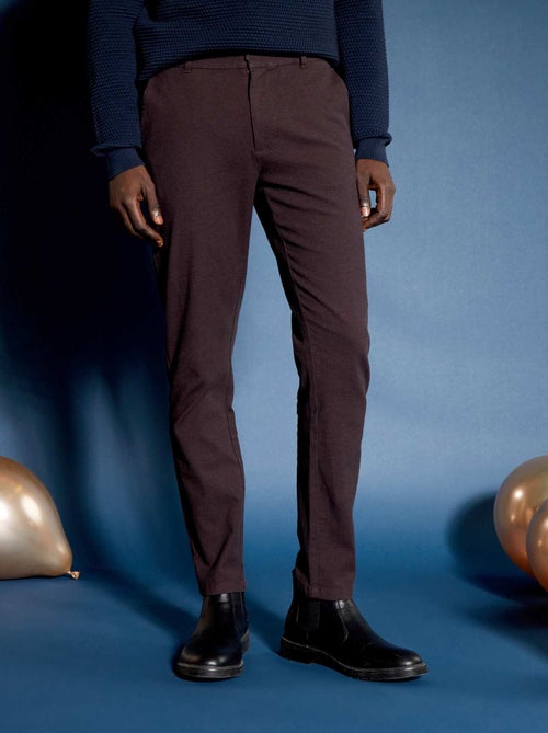 Calças slim chino - Kiabi