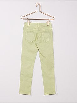 Calças slim coloridas - Kiabi