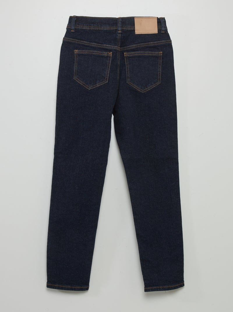 Calças slim com 5 bolsos AZUL - Kiabi