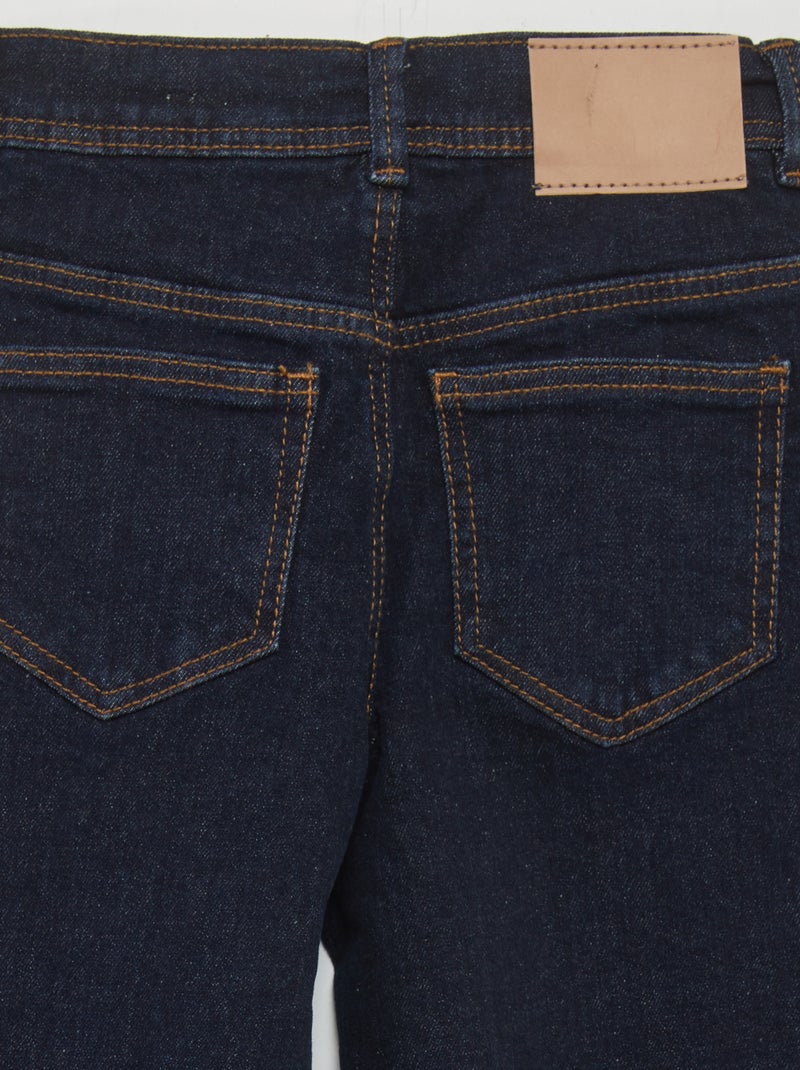 Calças slim com 5 bolsos AZUL - Kiabi