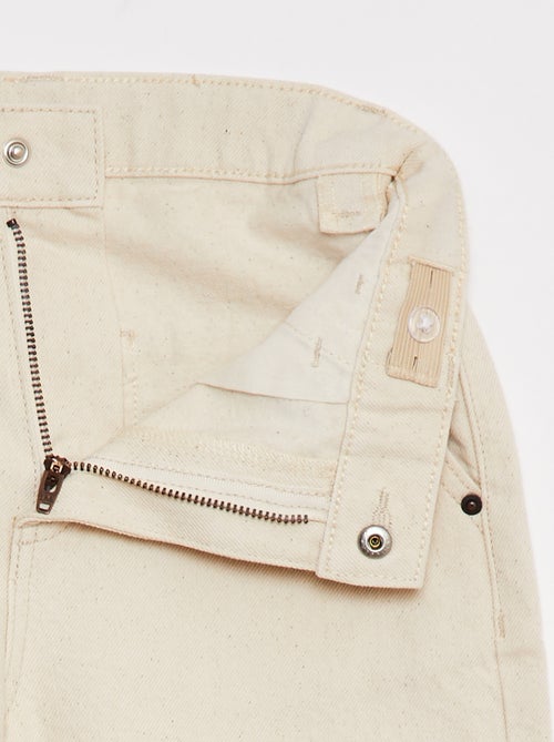 Calças slim com cós ajustável - Kiabi