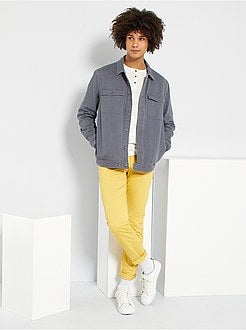 Calças slim conceção ecológica - Kiabi