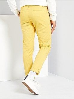 Calças slim conceção ecológica - Kiabi