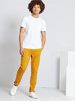 Calças slim conceção ecológica - Kiabi