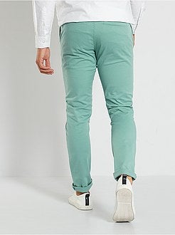 Calças slim conceção ecológica - Kiabi