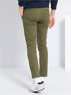 Calças slim conceção ecológica - Kiabi