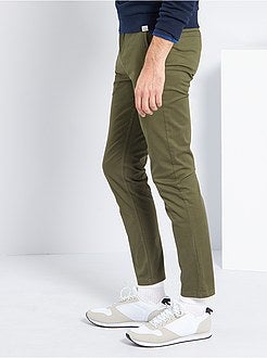 Calças slim conceção ecológica - Kiabi