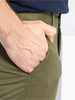 Calças slim conceção ecológica - Kiabi