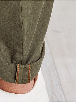 Calças slim conceção ecológica - Kiabi