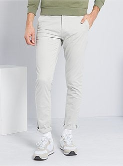 Calças slim conceção ecológica - Kiabi