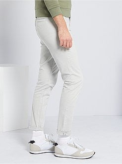 Calças slim conceção ecológica - Kiabi