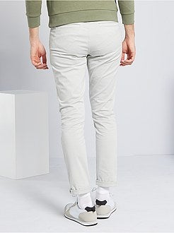 Calças slim conceção ecológica - Kiabi