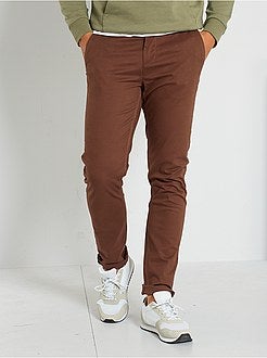 Calças slim conceção ecológica - Kiabi